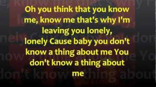 kelly clarkson Mr Know It All Lyrics [upl. by Ennaej]