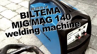 REVIEW of Biltema Welding machine MIG MAG 140 A [upl. by Seabury648]