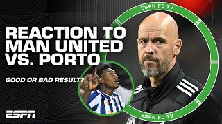 FULL REACTION Manchester United DRAW with Porto 👀 Was it a GOOD or a BAD result 🤔  ESPN FC [upl. by Narra]