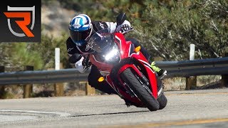 2018 Honda CBR650F and CB650F First Test Review Video  Riders Domain [upl. by Yanahs]