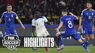 Italy vs England Highlights  UEFA European Qualifiers [upl. by Yenohtna]