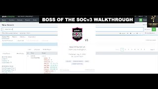 Cyberdefendersorg  Boss of the SOCv3 Walkthrough [upl. by Wolenik217]