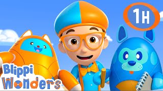 Blippi Wonders  ALL OF SEASON 1  Blippi Animated Series  Educational Cartoons for Kids  Toys [upl. by Tony126]