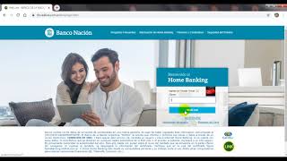 Ingreso al Home Banking del Banco Nación [upl. by Idac500]