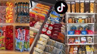 ASMR ChipsChocolates and Snacks DrawerPantry Restock and Refill TikTok Compilation [upl. by Tillie]