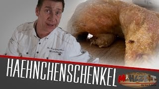 Saftige Hähnchenschenkel im Backofen  Mahlzeit [upl. by Allyce]