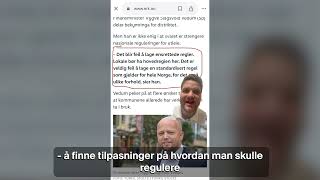 🏘️ Tobias Drevland Lund om regulering av korttidsutleie [upl. by Flodur]