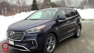 2017 Hyundai Santa Fe Limited AWD Ultimate  Road Test amp Review [upl. by Ellives]