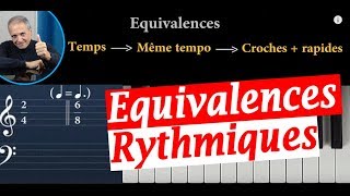 Entrainement aux équivalences rythmiques pour passer de binaire à ternaire Tutoriel de musique [upl. by Obelia469]