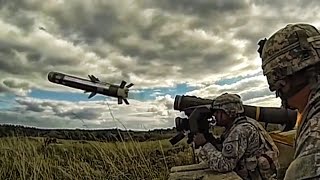 Javelin AntiTank Missile In Action • Slow Motion Footage [upl. by Livingstone]