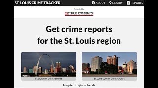 Check out the PostDispatchs revamped St Louis Crime Tracker [upl. by Egag]