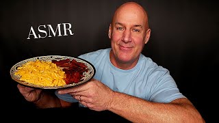 ASMR KRAFT MACARONI amp CHEESE WITH CRISPY BACON EATING SOUNDS SOFT SPOKEN [upl. by Umont]