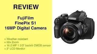 Review Fujifilm Finepix S1 digital camera [upl. by Ainot666]