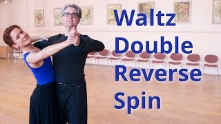 Waltz Intermediate Routine with Fallaway and Double Reverse Spin [upl. by Mooney]