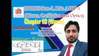 Stationary Waves  BS Phys Sem IBScADP I  Waves Osci and Optics  Waves  Chapter 02 [upl. by Sherlocke248]