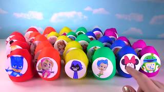 60 Surprise Eggs Play Doh and Slime Eggs [upl. by Acim]