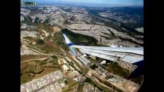 Aterrizaje de avion completo en Guatemala HD  Full Airplane Landig 757 Guatemala City Airport [upl. by Arda410]