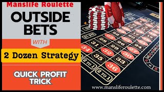 Roulette Win Trick  2 Dozen Bets Progression [upl. by Yard]