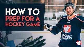 How To Prepare For A Hockey Game 🏒Gameday Routine [upl. by Herc]