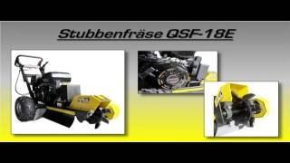 qteck Stubbenfräse Baumstupffräse QSF18E [upl. by Jeromy337]