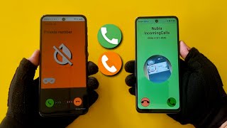 Color inversion Nubia V60FaceToCall VS Itel P55 Orange phone dialer incomingcalls [upl. by Reinhart]