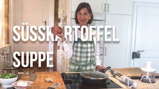 Rezeptvideo SüßkartoffelSuppe – mit Dagmar von Cramm [upl. by Lerud]