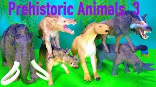 NEW Learn about PREHISTORIC ANIMALS  Toy Collection  Educational  Fun video for kids [upl. by Eniowtna]