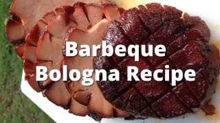 Barbeque Bologna Recipe  How To Smoke Bologna [upl. by Ehud]