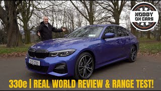 BMW 330e review  In depth look around AND actual range info [upl. by Hsirt]