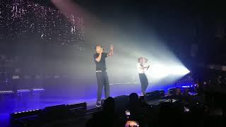 Orelsan ft Stromae  la pluie 23032018 live forest National Bruxelles [upl. by Imij]