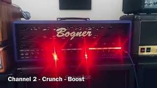 Bogner Uber Ultra  Uberschall Mk 2  All Channels [upl. by Eelloh977]