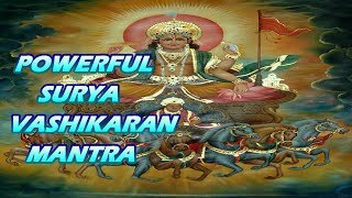 Proven Vashikaran Surya Mantra Get Superb Results In Life [upl. by Holmann]