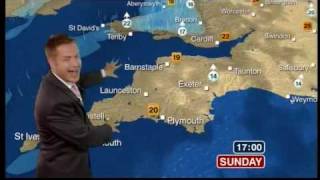 Tomasz Schafernaker calls Devon quotdevilquot BBC News 230809 [upl. by Edwards181]