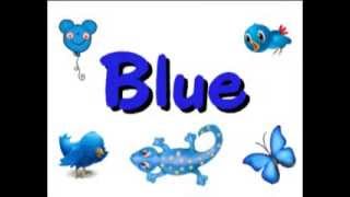 Color B L U E blue song Kindergarten [upl. by Rayburn]