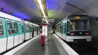 Paris MF88MF77 Métro 7 amp 7bis  Louis Blanc [upl. by Berkly]