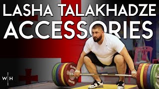 140kg Muscle Snatch  Strongest Weightlifter in the World Heavy Accessories  Lasha Talakhadze [upl. by Novah12]