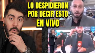 DESPIDEN a periodista por EXPONER a su jefe en VIVO en Argentina [upl. by Giah459]