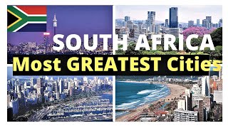 Biggest Cities of South Africa SOUTH AFRICAN CITIES 2021 [upl. by Vinna]