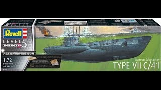 Revell TypeVII Build Part I [upl. by Risley893]