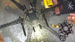 Hexacopter S550 Frame Assembly Tutorial\Guide [upl. by Quitt531]