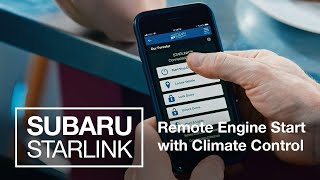 Remote Engine Start  SUBARU STARLINK [upl. by Esiuqcaj]