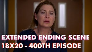 EXTENDED Final Scene  400th episode  Greys Anatomy 18x20 [upl. by Reisfield161]