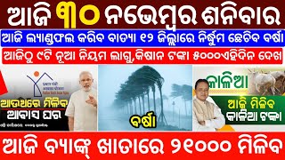 todays morning news odisha30 november 2024subhadra yojana online registrationodisha news today [upl. by Kellyann580]