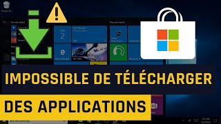 Microsoft Store impossible de télécharger des applications [upl. by Hare]