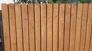 Cover Gap on Wood Fence [upl. by Mccowyn]