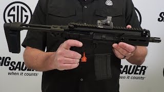 SIG Sauer  MCX Rattler 300 Blackout w Pistol Brace [upl. by Eustazio]