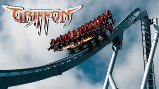 Griffon Review Busch Gardens Williamsburg BampM Dive Coaster [upl. by Raskin70]