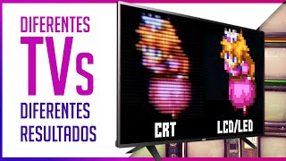 CRT VS LED  O impacto nos jogos clássicos [upl. by Enala820]