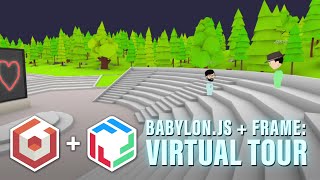 Babylonjs and FRAME Virtual Tour [upl. by Francie318]