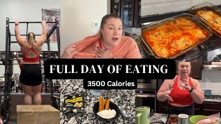 FULL DAY OF EATING3500 caloriesback and biceps [upl. by Riamu]